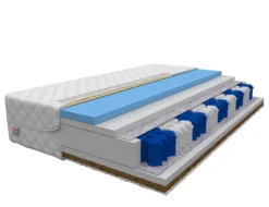 Matratze 180x200 Cm EPINAL 7 Zonen H2 H3 Taschenfederkern HR-Schaum Kokos Höhe Ca. 25 Cm Mit Waschbarem Premium Bezug