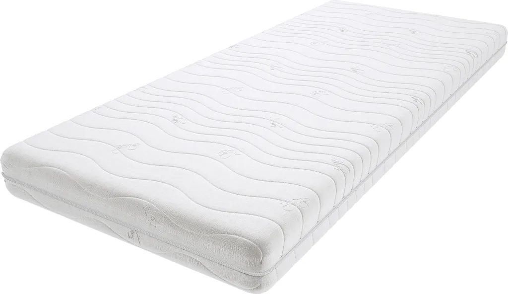 Schaumstoff Matratze 170x180 Cm Doppelmatratze, H3 Mittelfest Komfortschaummatratze 12 Cm Hoch Profilierter Moletschaum Mit Klimafaser, Hypoallergen, HR-Schaum, Wendematratze, Gesteppter & Abnehmbarer Bezug Auro Molet – Bild 7