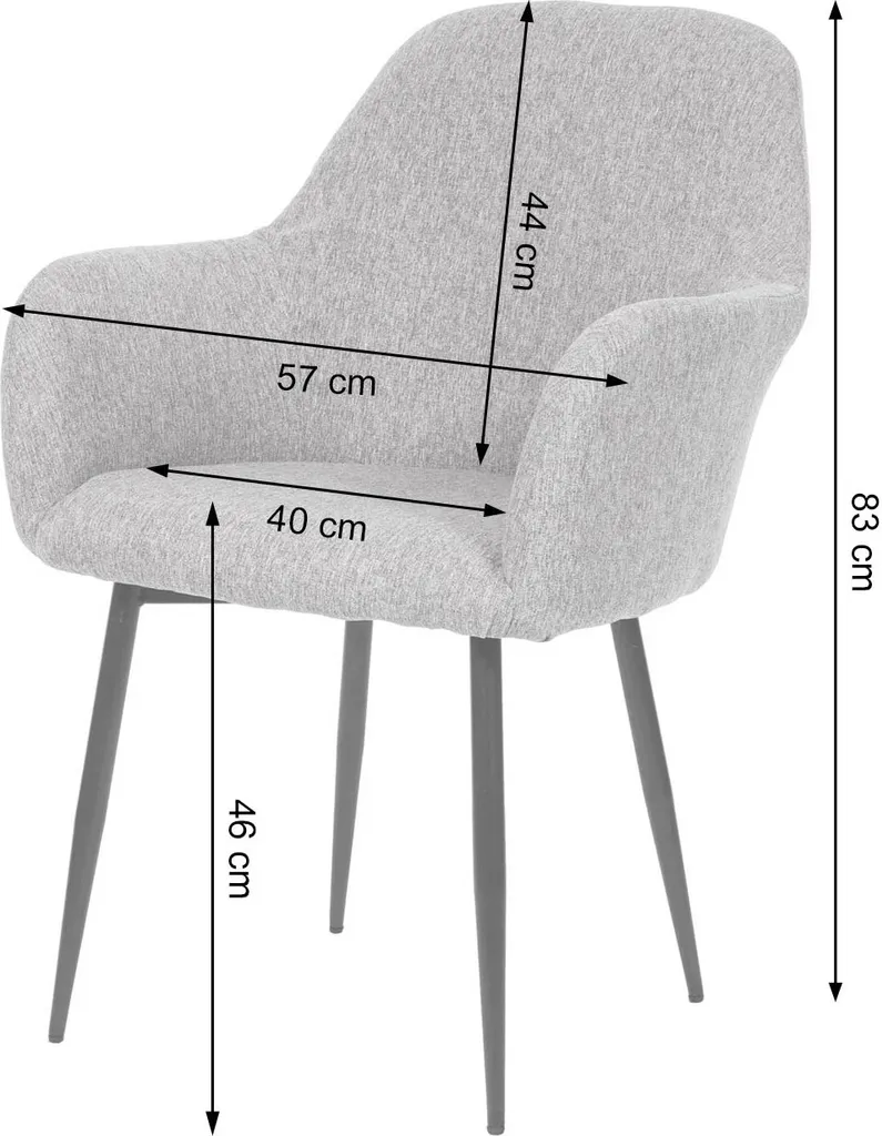 6er-Set Esszimmerstuhl MCW-F18, Stuhl Küchenstuhl, Retro Design Samt Creme-weiß, Goldene Beine – Bild 11