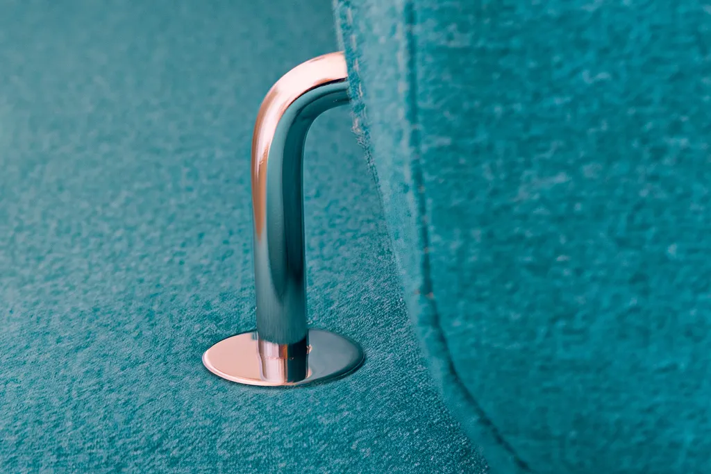 Ecksofa Aller L-form Mit Schlaffunktion Und Bettkasten, Türkis Und Weißes Kunstleder, Links Ottomane. – Bild 8