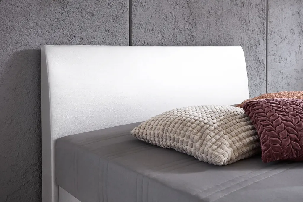 Relita Polsterbett MELS Weiß/anthrazit 140x200 Cm Mit Federkernmatratze Und Bettkasten – Bild 7