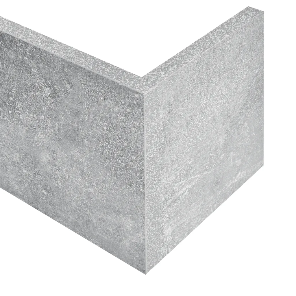 Wandregal Grimstad 119 X 18 X 55 Cm Bücherregal Hängeregal Mit 3 Ablageflächen Bis 14 Kg Spanplatte Betonoptik – Bild 6