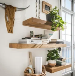 Wandboard 60cm "Turin" Teak Massiv