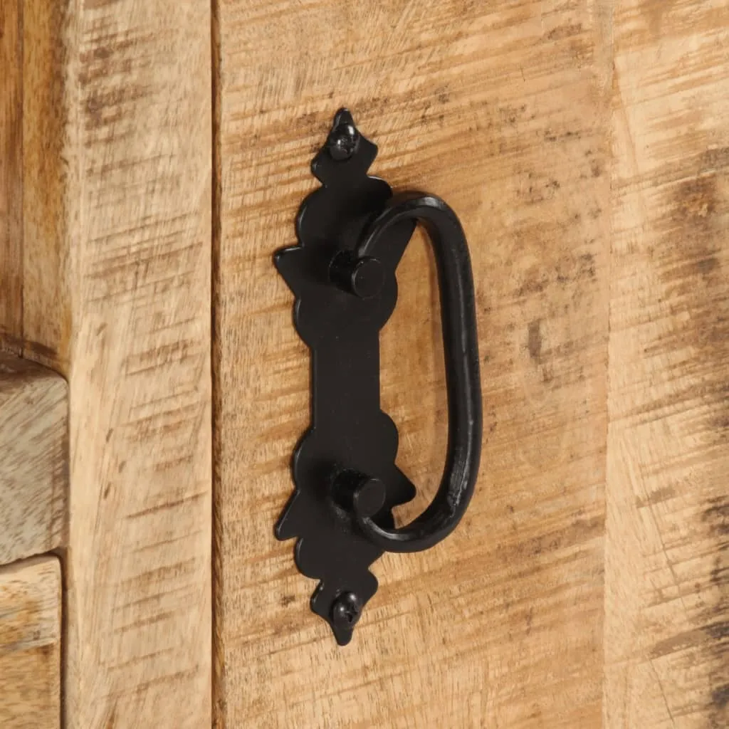 VidaXL TV-Schrank Raues Mangoholz 110x30x50 Cm – Bild 5