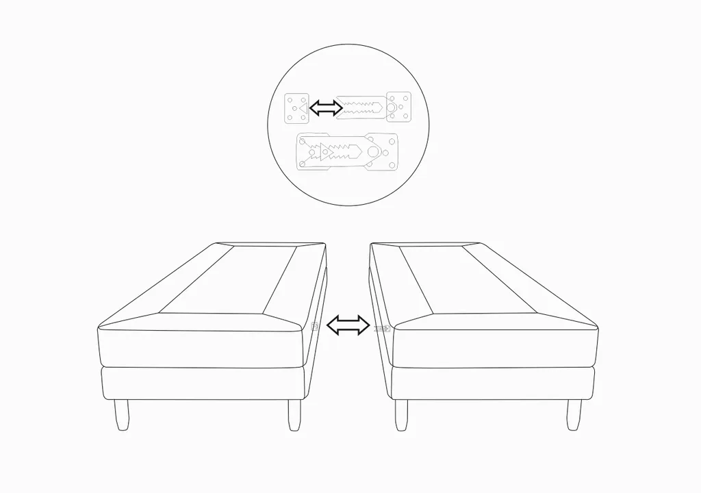 FURNIX Bett HIPO II 120x200cm Mit Bonell-Federung Kopfteil Und H2-Matratze CO160 – Bild 8