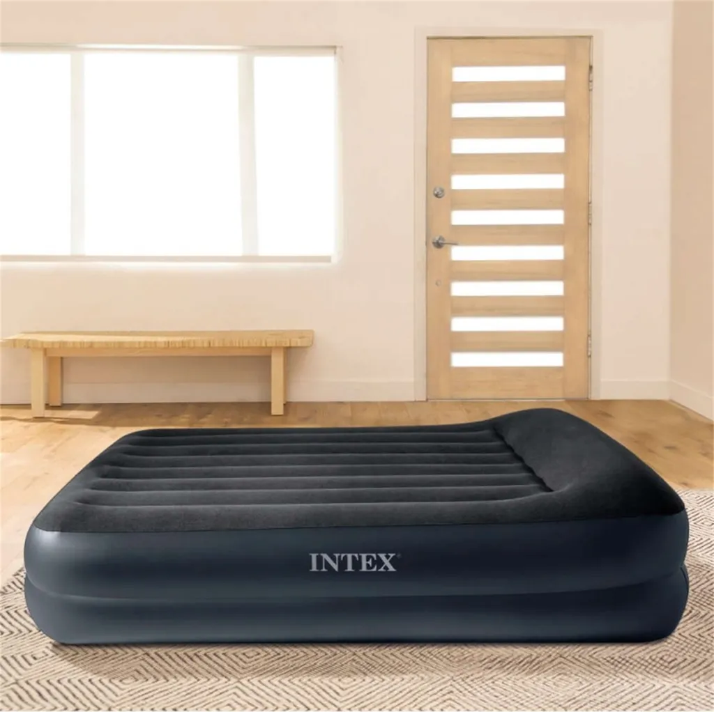 Intex 64124ND - QUEEN PILLOW REST RAISED AIRBED W/ FIBER-TECH RP