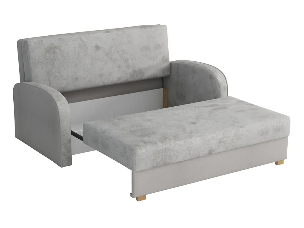 Mirjan24 Schlafsofa Viva Soft III, Stilvoll Polstersofa, Polstersofa Mit Schlaffunktion Und Bettkasten (Farbe: Mono 244 + Sorriso 4) – Bild 5