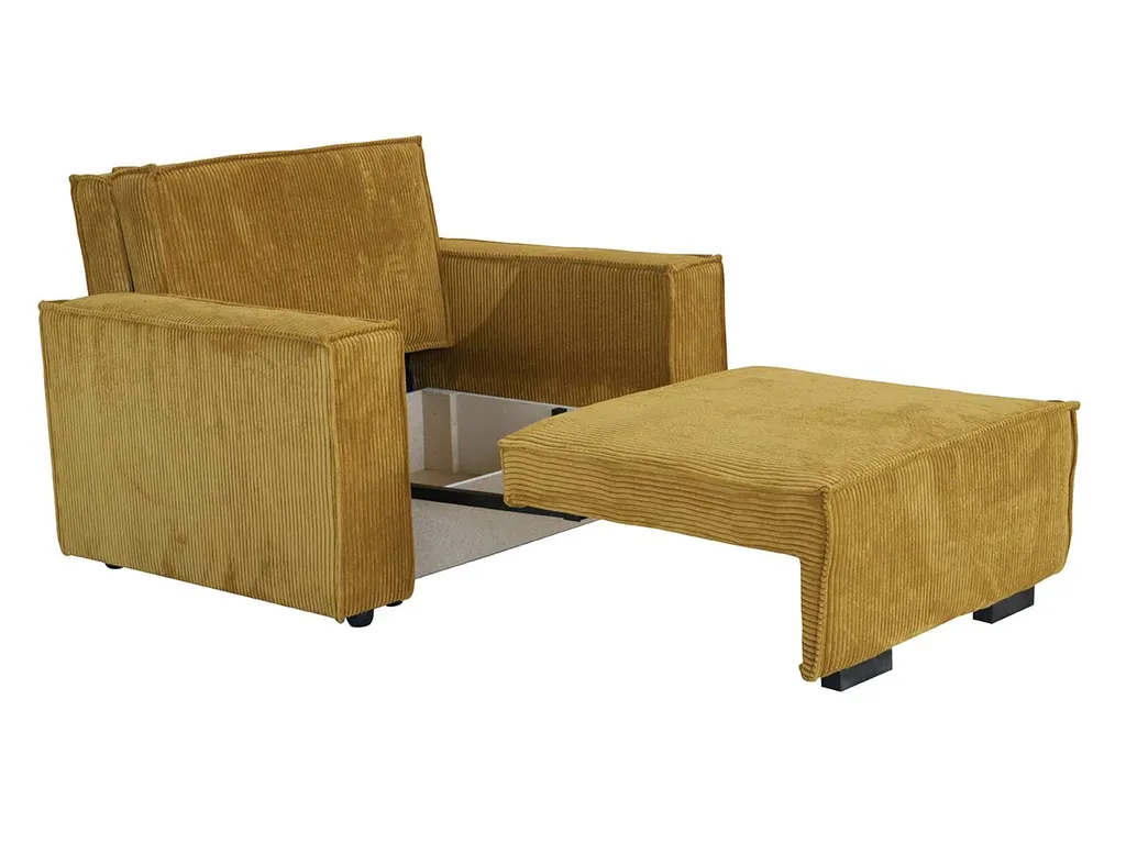 Mirjan24 Schlafsofa Viva Star II, 2 Sitzer Polstersofa Inkl. Kissen, Mit Bettkasten Und Schlaffunktion, Stilvoll Couch (Farbe: Poso 05) – Bild 6