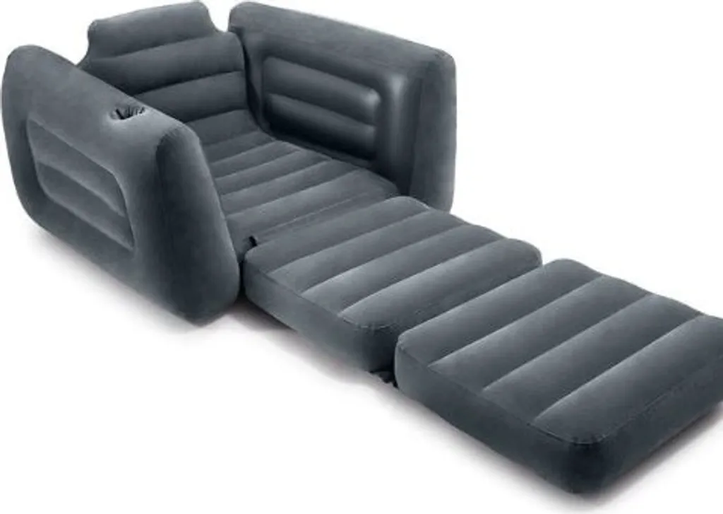 INTEX Ausziehbarer Sessel 117x224x66 Cm Dunkelgrau – Bild 12