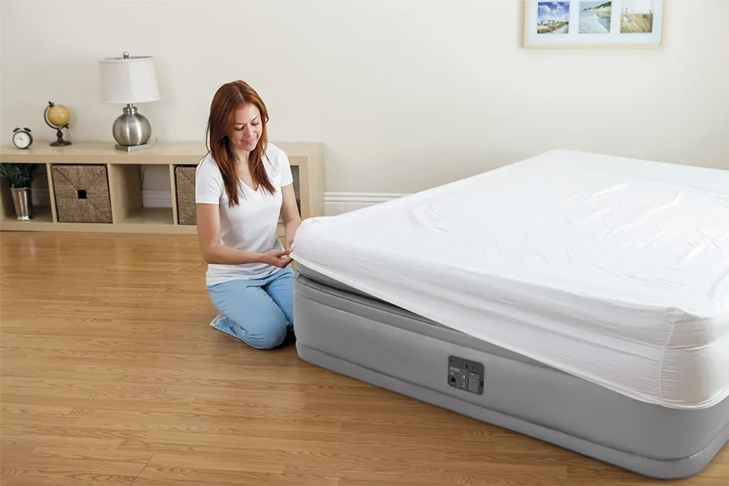 Intex 64164 Doppelmatratze Queen Size Aufblasbar Dura Beam 152x203x51 CmBreite (cm): 152, Färbung: Multicolor, EAN: 6941057417677, Matratzengröße: Doppelmatratze – Bild 15