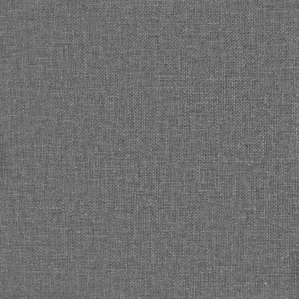 VidaXL Esszimmerstuhl Drehbar Dunkelgrau Stoff – Bild 8