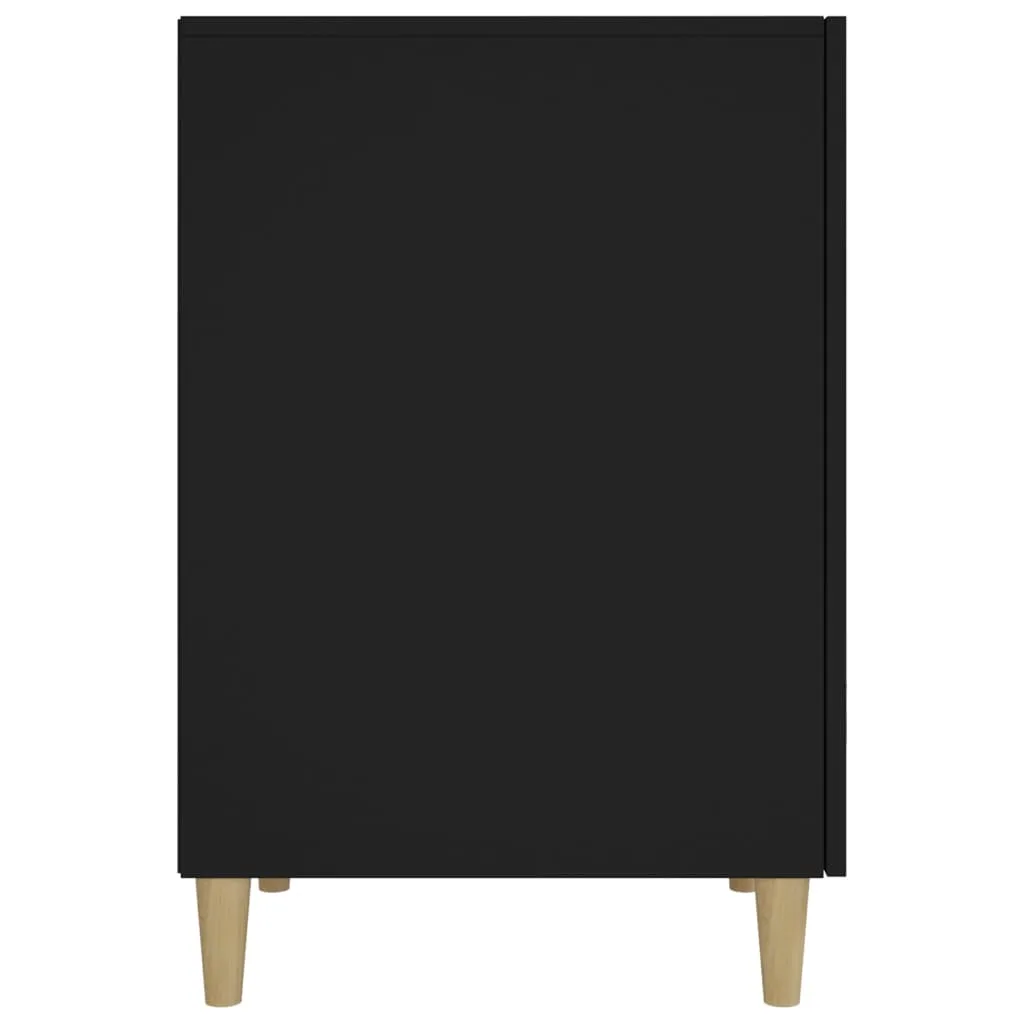 VidaXL Schreibtisch Schwarz 140x50x75 Cm Holzwerkstoff – Bild 8