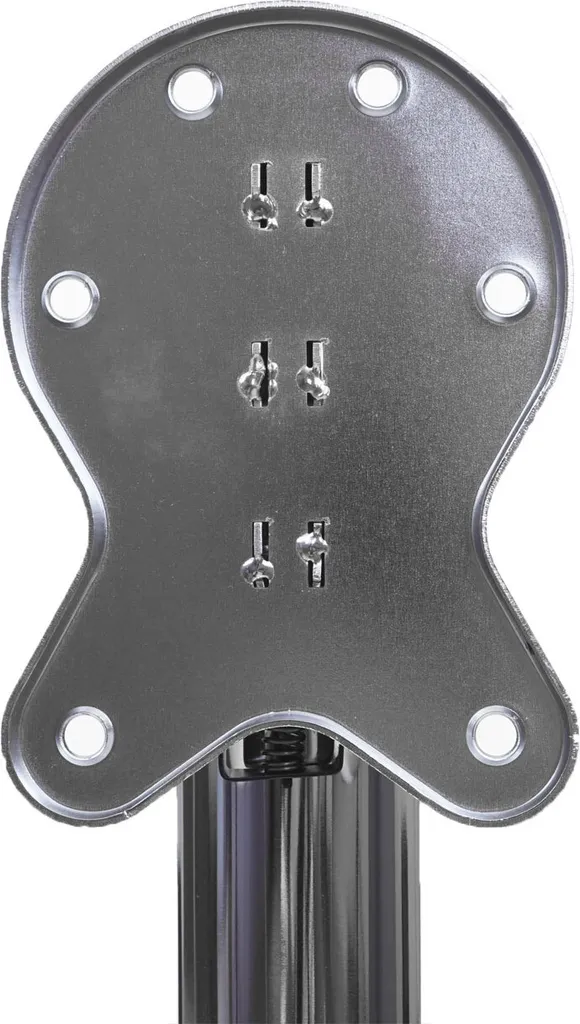 4er-Set Tischbein HWC-H34, Für Schreibtisch Esstischfuß Tischgestell, Klappbar 72cm Edelstahl-Optik – Bild 3