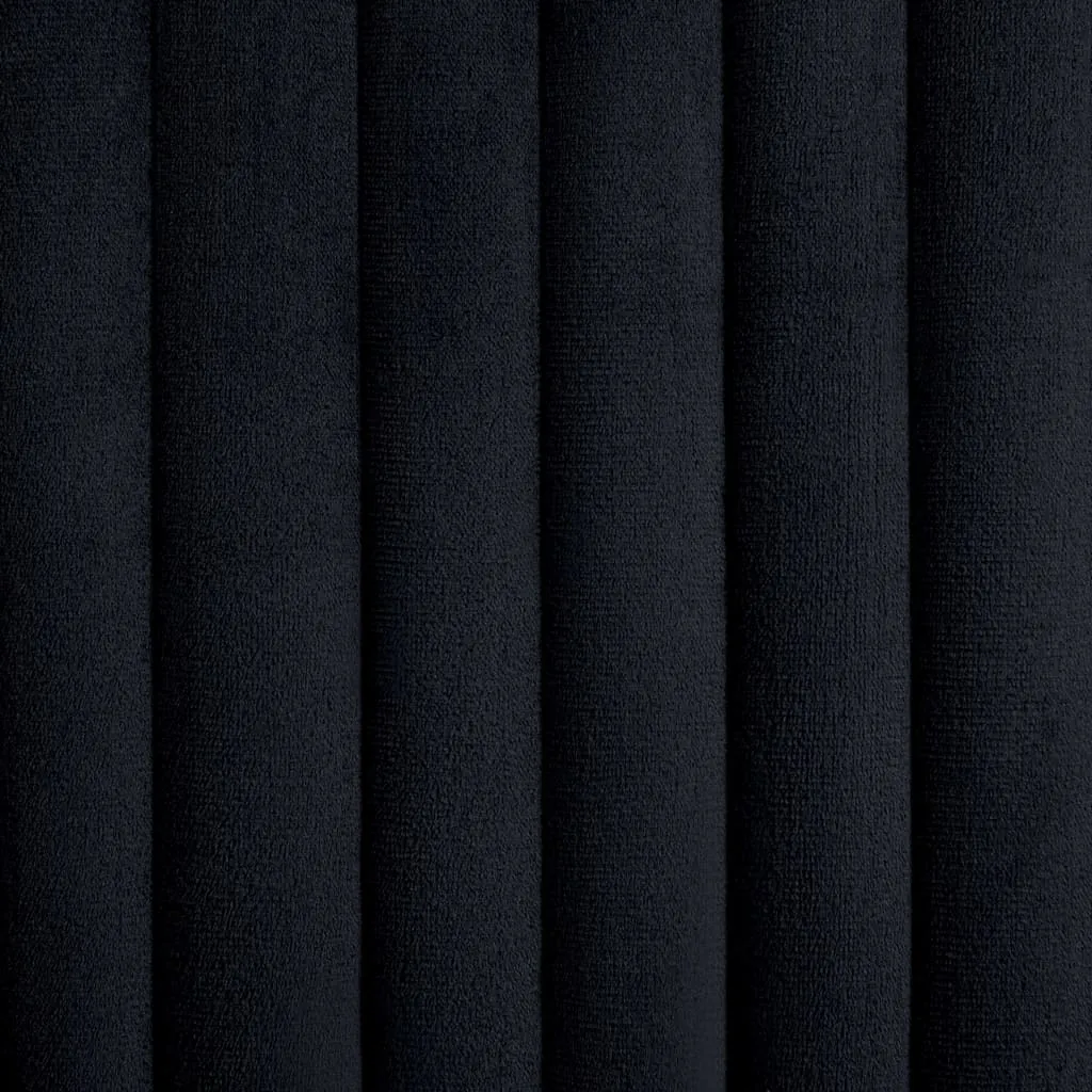 VidaXL Esszimmerstühle 4 Stk. Schwarz Samt – Bild 7