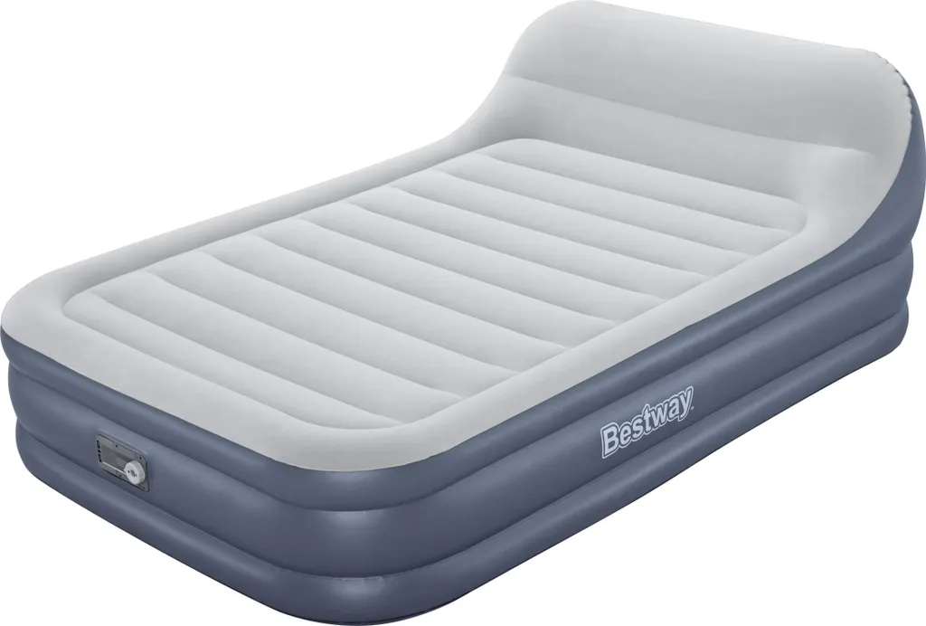 Bestway® TriTech™ SleekFlow™ Luftbett Mit Kopfteil & Luftpumpe Double XL/Hi 226 X 152 X 84 Cm