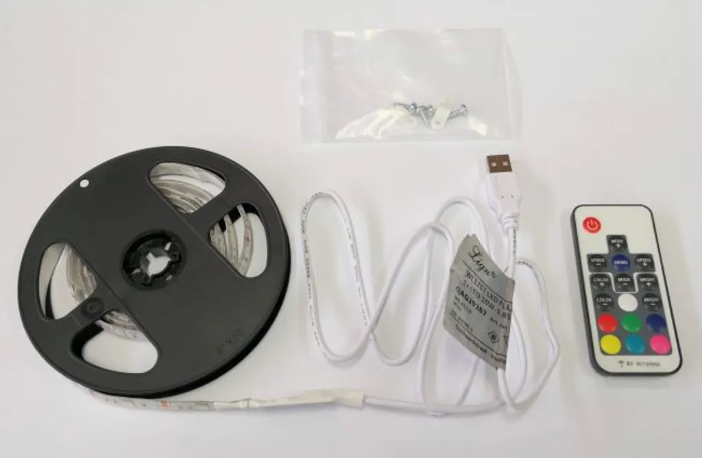 Gamer Tisch Grau / Schwarz B 180 Cm Schreibtisch LED Beleuchtung / Farbwechsel Inklusive Fernbedienung Jugend Kinderzimmer Büro PC Computer – Bild 8