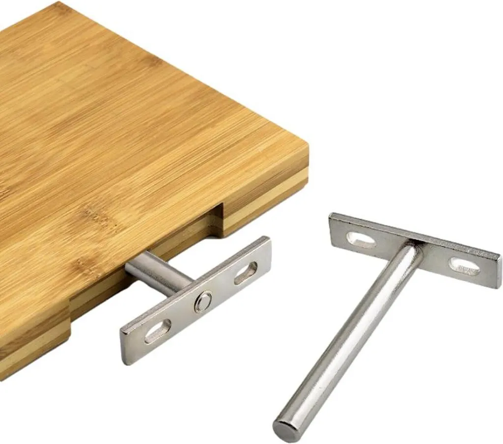 5 Paar Schwebende Regalhalterungen Für Wandboard, Schweberegalunsichtbar | Holzregalhalter 5-Zoll - Regalträger Unsichtbar Für Hängeregal Bücherregal | 121mm Tablarträger Verdeckt - T-Regalhalterung