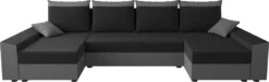 Sofa Mit Schlaffunktion In U-Form PAMELA, Couch, Schlaffunktion , Wohnlandschaft Wohnzimmer, 321x80x139, Sawana 14/sawana 05