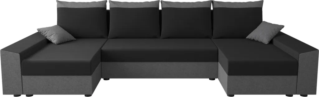 Sofa Mit Schlaffunktion In U-Form PAMELA, Couch, Schlaffunktion , Wohnlandschaft Wohnzimmer, 321x80x139, Sawana 14/sawana 05
