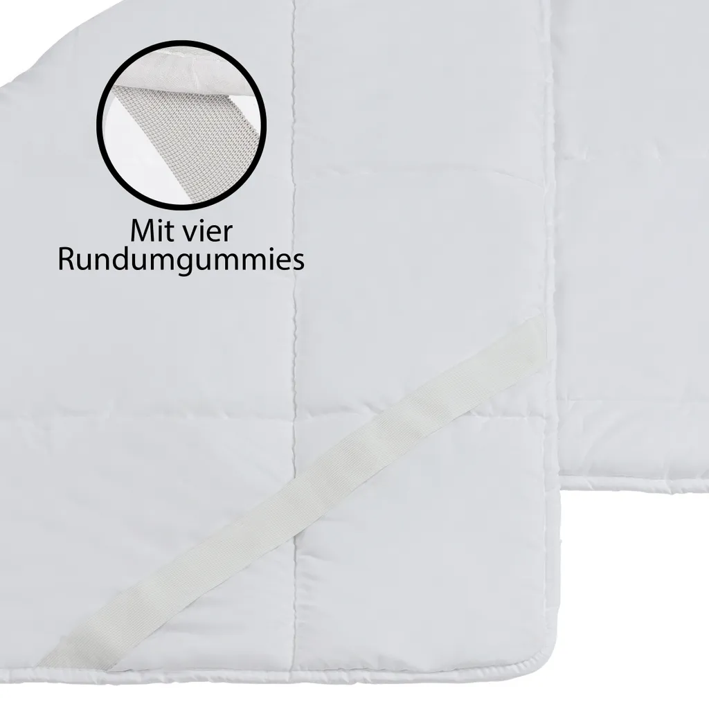Relaxsan Komfort Basic Topper |140x200 | Höhe 2,5 Cm Höhe, Füllung 100% Polyester – Bild 5