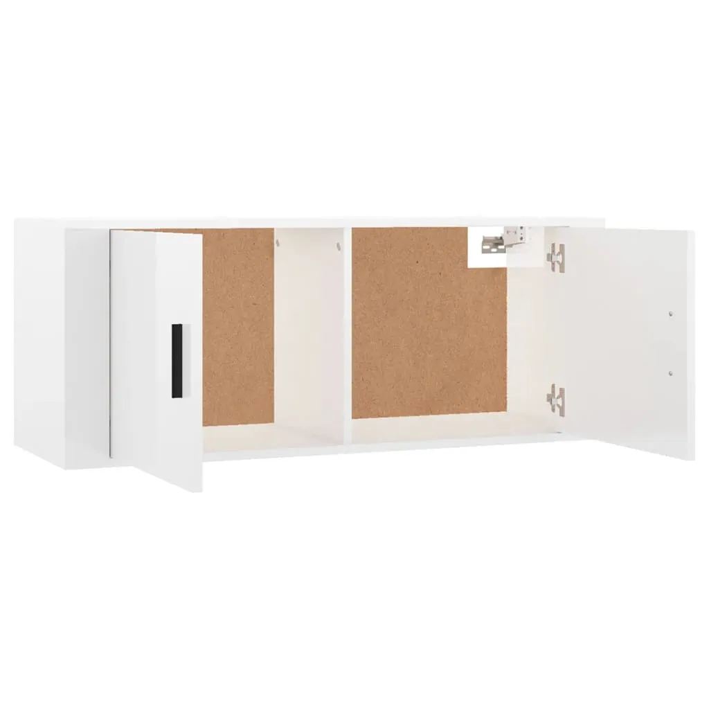VidaXL TV-Wandschrank Hochglanz-Weiß 100x34,5x40 Cm – Bild 8