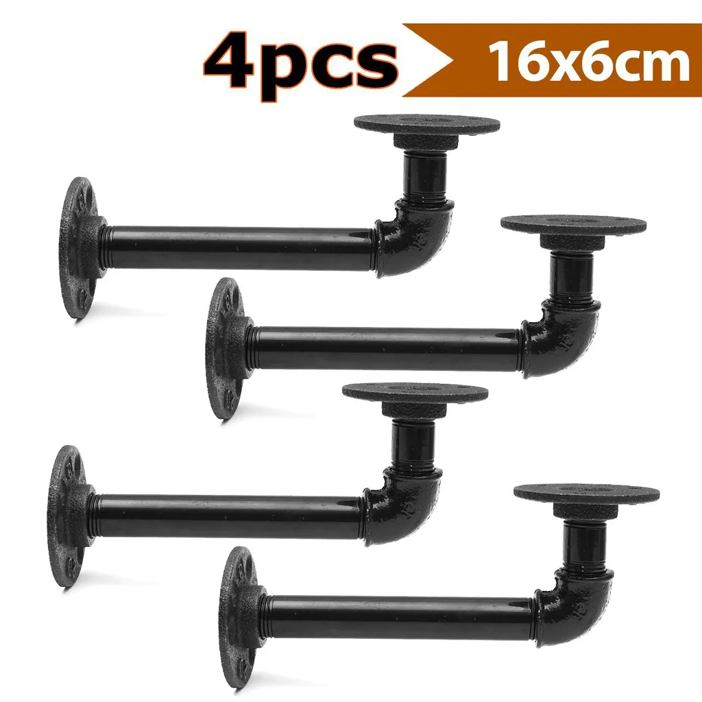 2/4/5/6/8/10X Rohr Regalhalterung Regalträger Regalhalter Regalwinkel Wandhalter – Bild 6