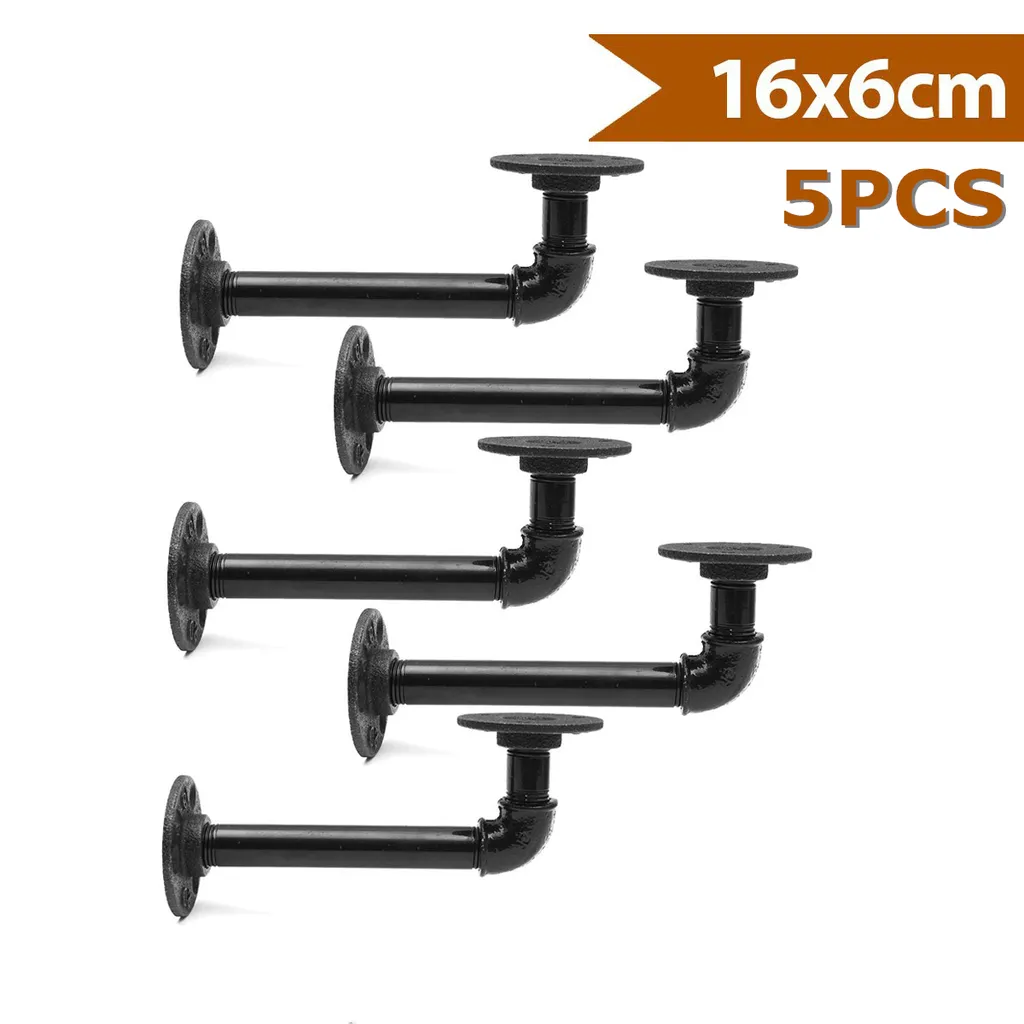 2/4/5/6/8/10X Rohr Regalhalterung Regalträger Regalhalter Regalwinkel Wandhalter – Bild 5