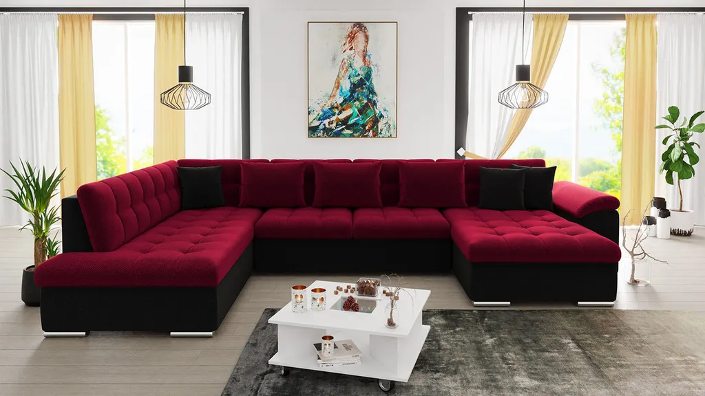 Mirjan24 Ecksofa Niko Bis, Bettkasten Und Schlaffunktion, Sofa Vom Hersteller, Polstergarnitur (Kronos 07 + Kronos 02 + Kronos 07, Seite: Rechts) – Bild 4