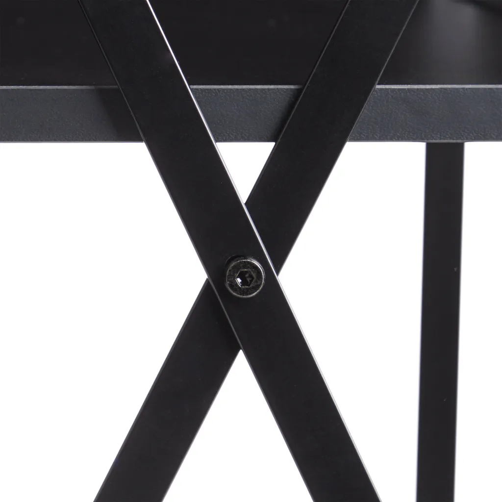 Relaxdays Schreibtisch Klappbar Mit Ablagen – Bild 8