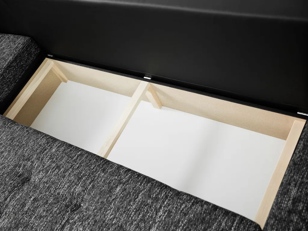 Mirjan24 Ecksofa Caro, U-Form Couch, Eckcouch Mit Bettkasten Und Schlaffunktion, Polsterecke, Couchgarnitur, Farbauswahl, Bettsofa Für Wohnzimmer (Soft 017 + Casablanca 2316) – Bild 6