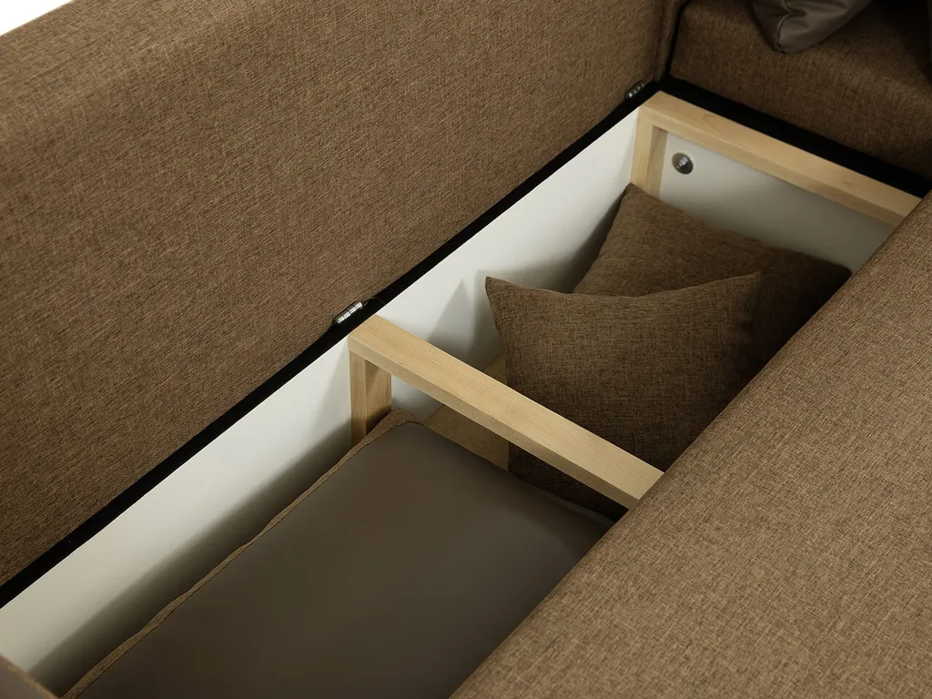 Mirjan24 Ecksofa Fano Lux, Eckcouch Mit Zwei Bettkasten Und Schlaffunktion, L-Form Sofa Seite Universal Vom Hersteller (Lux 05 + Lux 06) – Bild 8