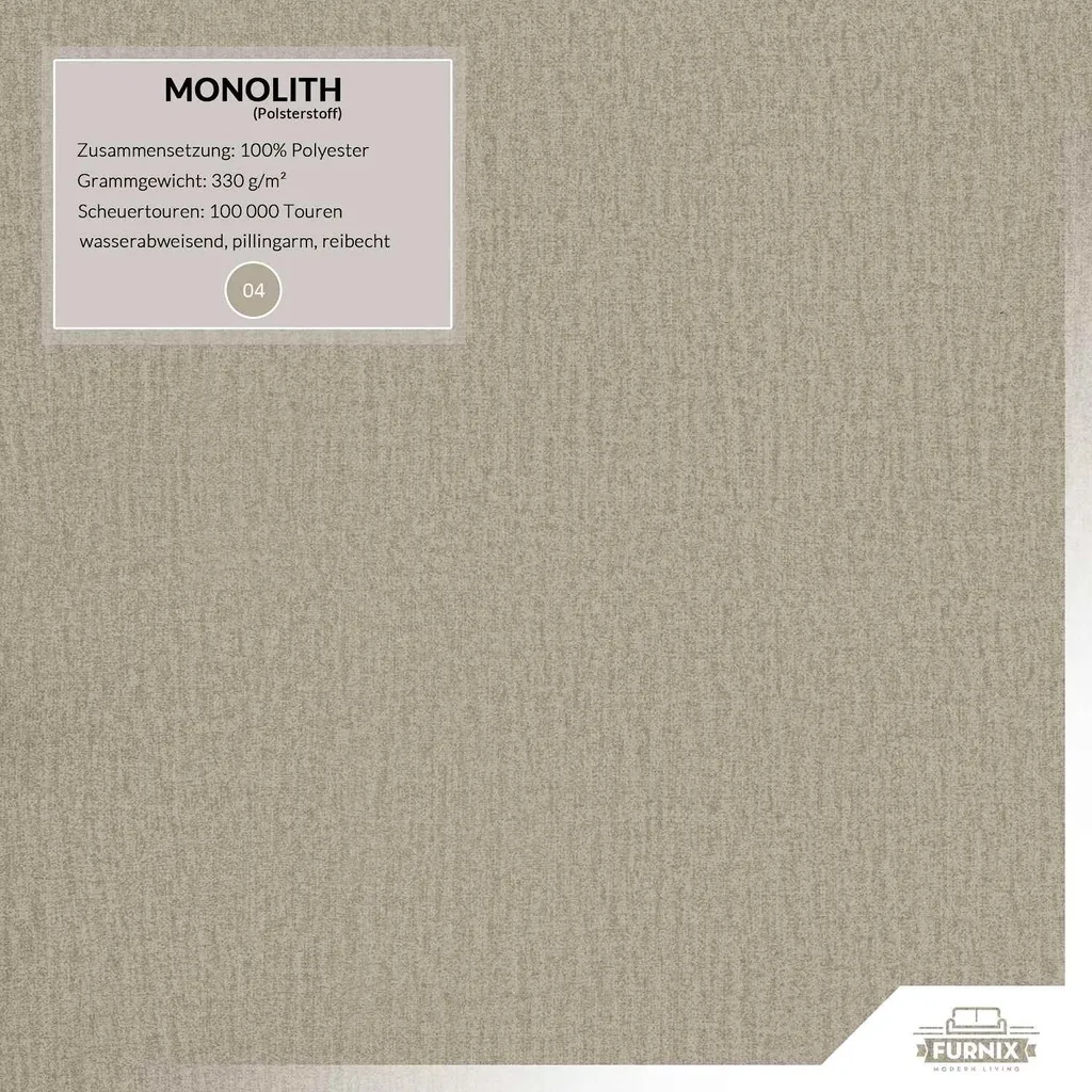 FURNIX Ecksofa TOMMASO Sofa Mit Schlaffunktion Bettkasten Und Kissen Couch Pflegeleichter Stoff GOLD BEIGE L-Form MH 04 – Bild 7