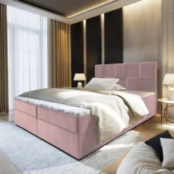 Masseno Boxspringbett PRATA 140x200 Cm Bett Komplett-Set Mit Matratze - KRONOS 27