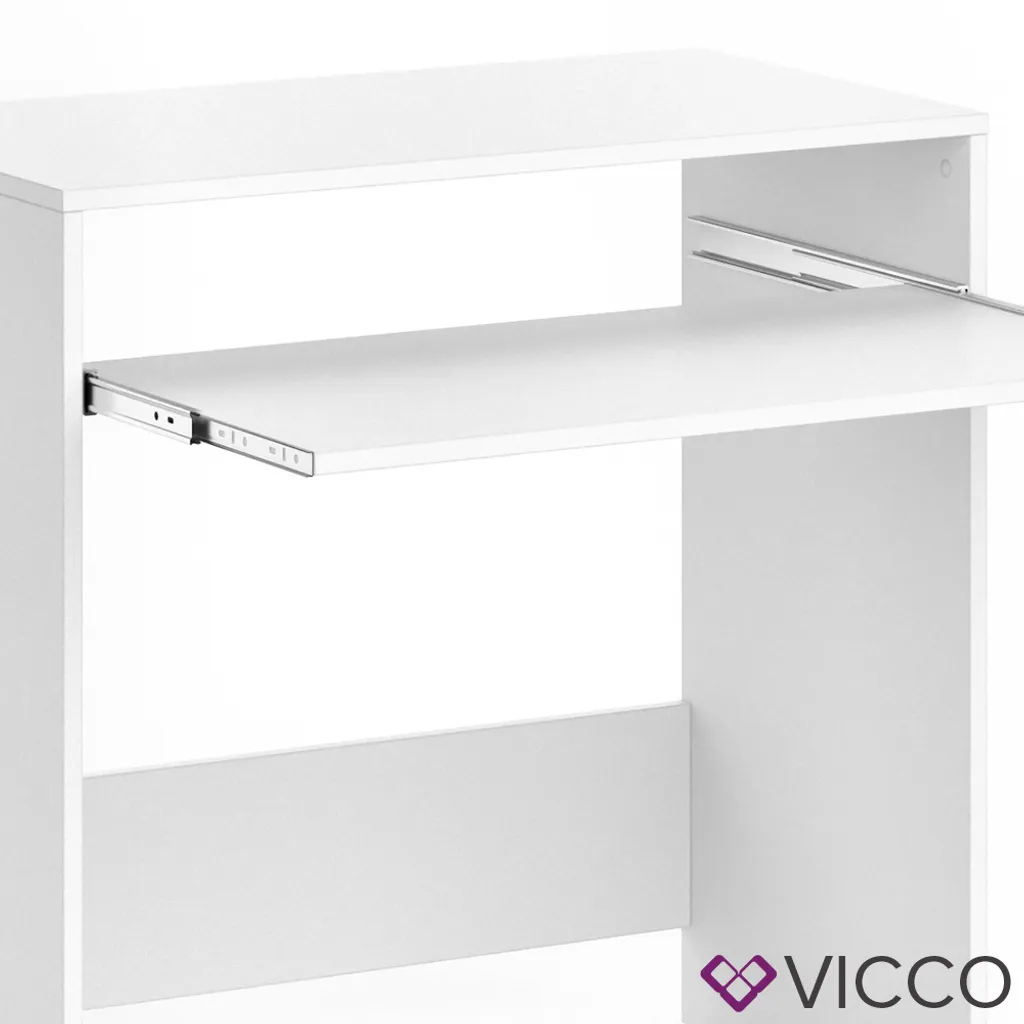 Vicco Schreibtisch Nils Weiß 79 X 79 X 43 Cm Holzwerkstoff – Bild 6