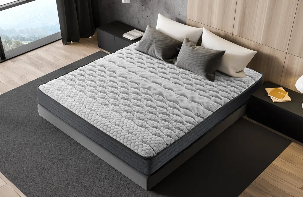 |Bezen|Fitness Sport Visco-Schaummatratze 25cm Hoch Thermoregulierbar|Maximale Entspannung Und Komfort 180x200 – Bild 2