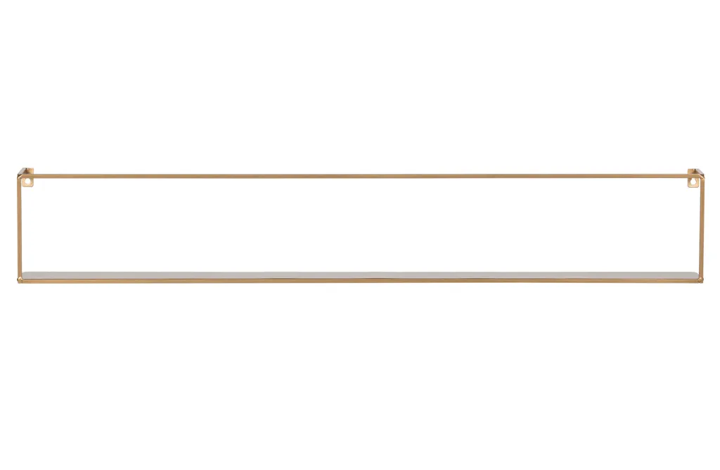 WOOOD Meert Wandregal 100 Cm Horizontal Schwarz - Schweberegal Metall Würfelregal