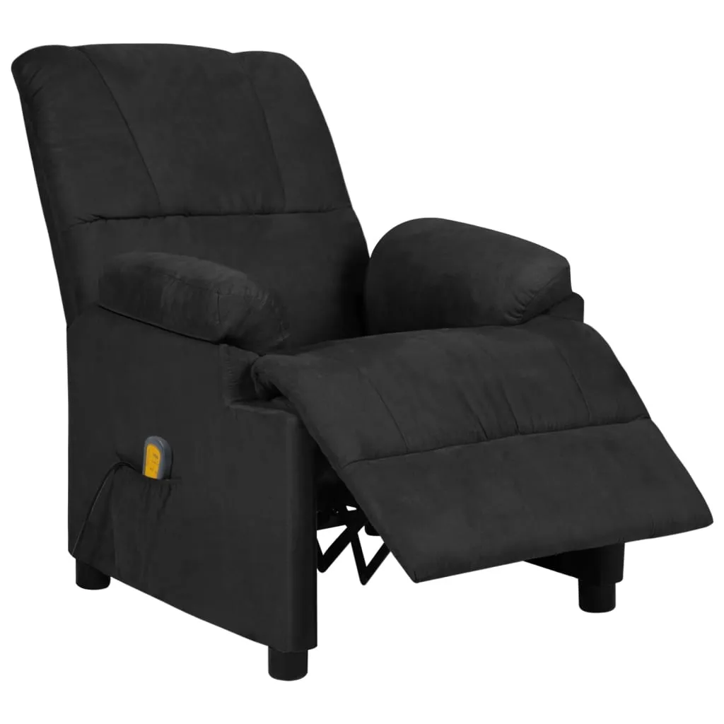 VIDAXL Möbel Massagesessel Schwarz Wildleder-Optik 2023 – Bild 2