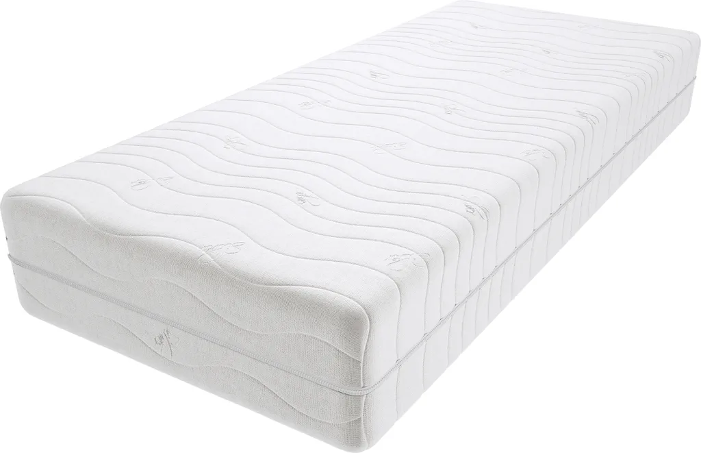 Matratze 200x200 Cm Doppelmatratze, H3 & H4 Federkernmatratze, Taschenfederkernmatratze 27 Cm Hoch Latex Seegras Profilierter Visco Memory Hypoallergene, HR-Schaum, Wendematratze Mit Klimafaser, Gesteppter Bezug Lima Gras Max Visco Molet – Bild 7