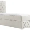 MKS MEBLE Boxspringbett - Doppelbett - Polsterbett Mit Multipocket-Matratze Und Topper - Stauraumbett Mit Matratzenauflagen - ROYAL