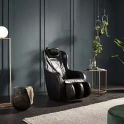 HOME DELUXE - Massagesessel ALLEGRIA Schwarz Massagestuhl Relaxsessel Massagetherapie