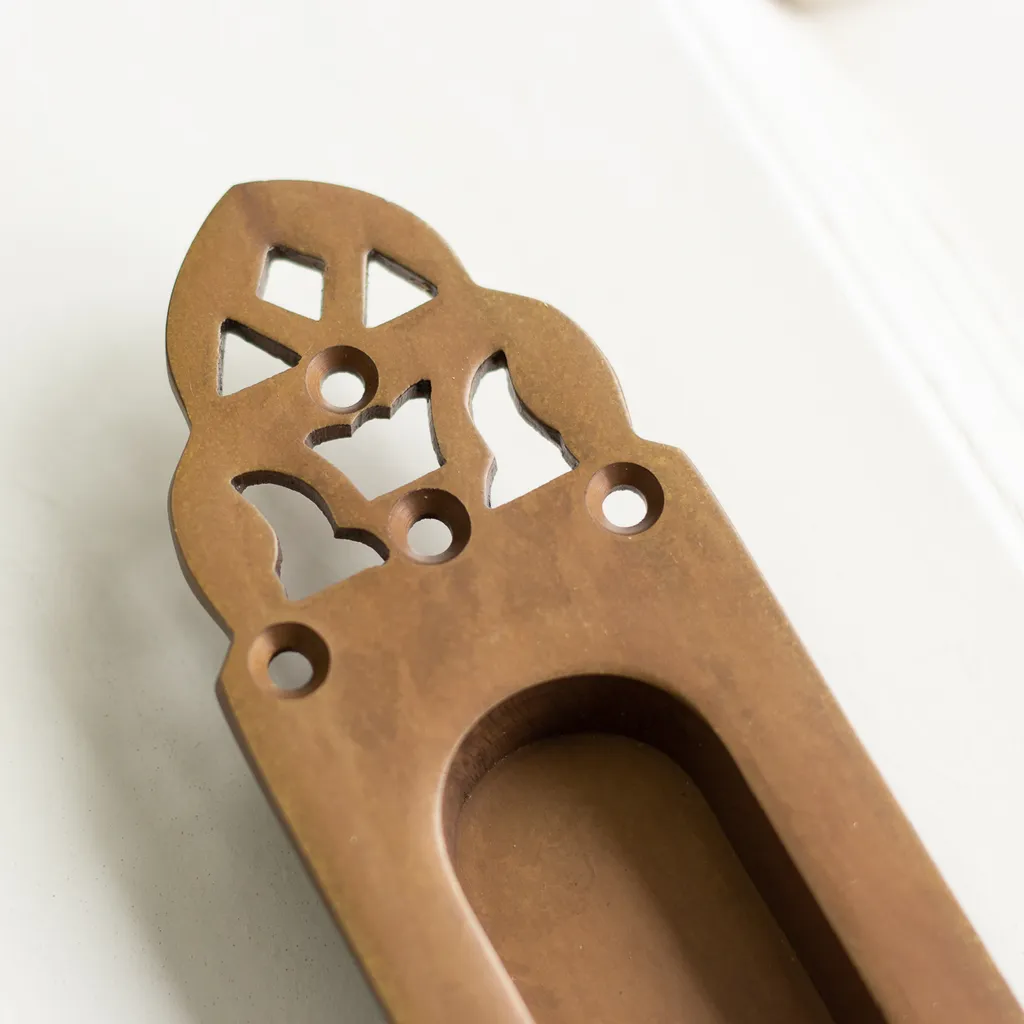 Muschelgriff Für Schiebetür, Griffmuschel Wie Antike Einlassmuschel - Griffmulde – Bild 4