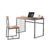 SoBuy FWT60-N Schreibtisch Mit Stuhl Computertisch Arbeitstisch Homeoffice Küchentisch Esstisch Schreibtischstuhl Büromöbel Industrie-Design