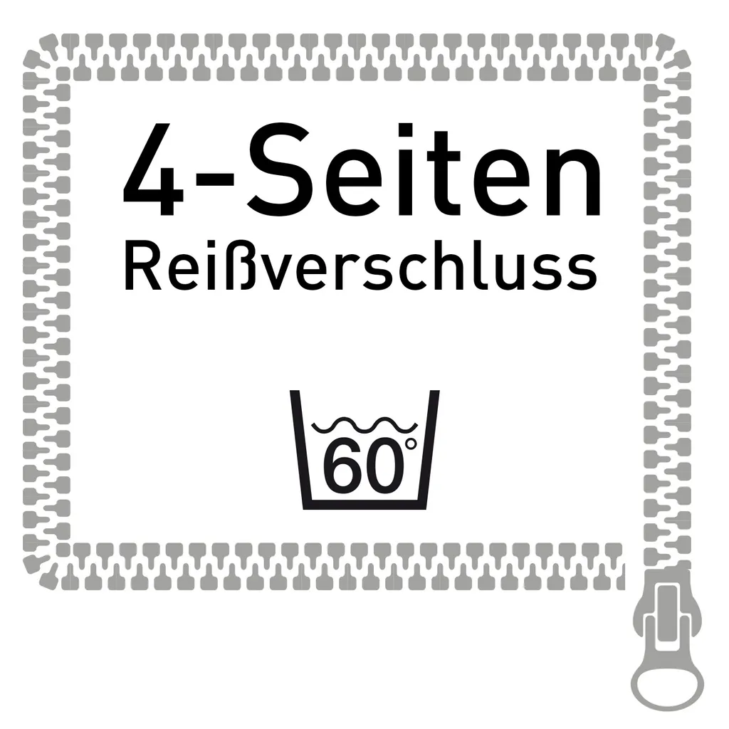 Ravensberger 7-Zonen Latexmatratze 100 Härtegrad H3 Mit Baumwoll Bezug, Abnehmbar, Waschbar 140 X 200 Cm – Bild 4