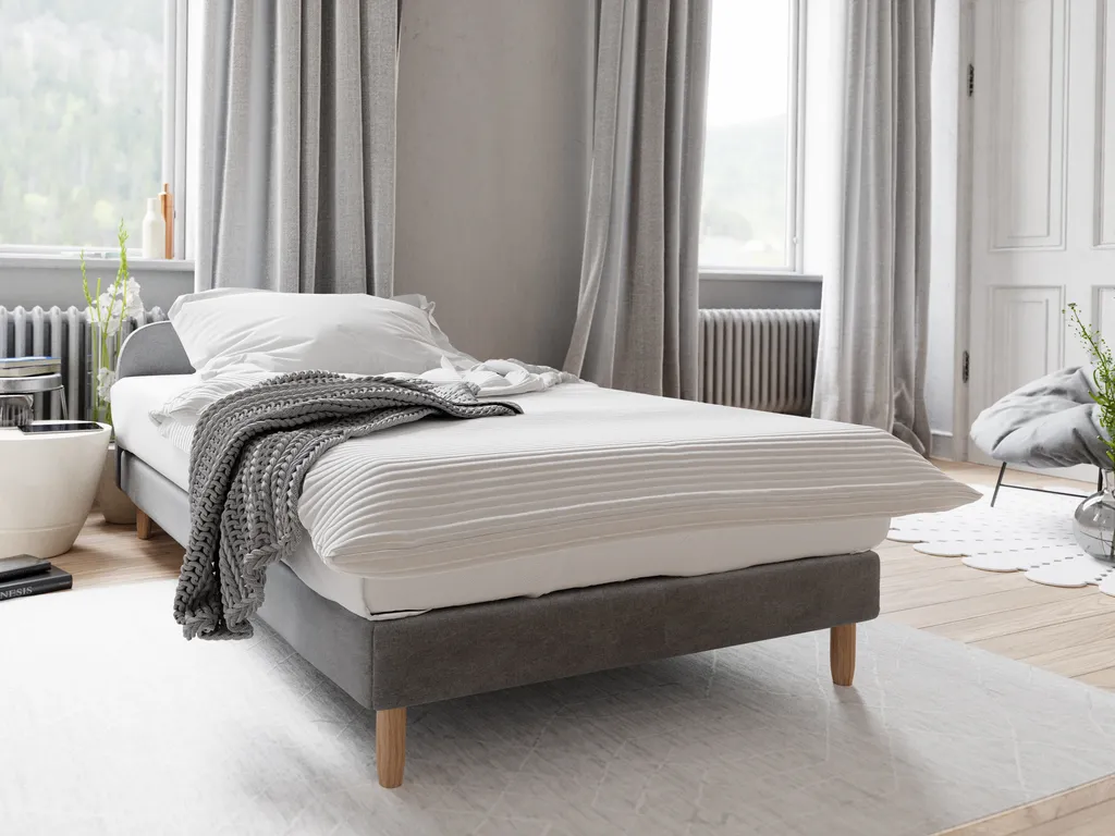 FURNIX Bett HIPO II 120x200cm Mit Bonell-Federung Kopfteil Und H2-Matratze CO160