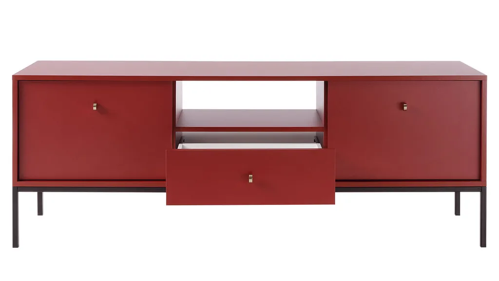 Mirjan24 TV-Lowboard Ewabes ESTV154, Loft Mediaschrank, Stilvoll Wohnzimmer TV-Schrank, Modernes Kollektion (Farbe: Marineblau) – Bild 6