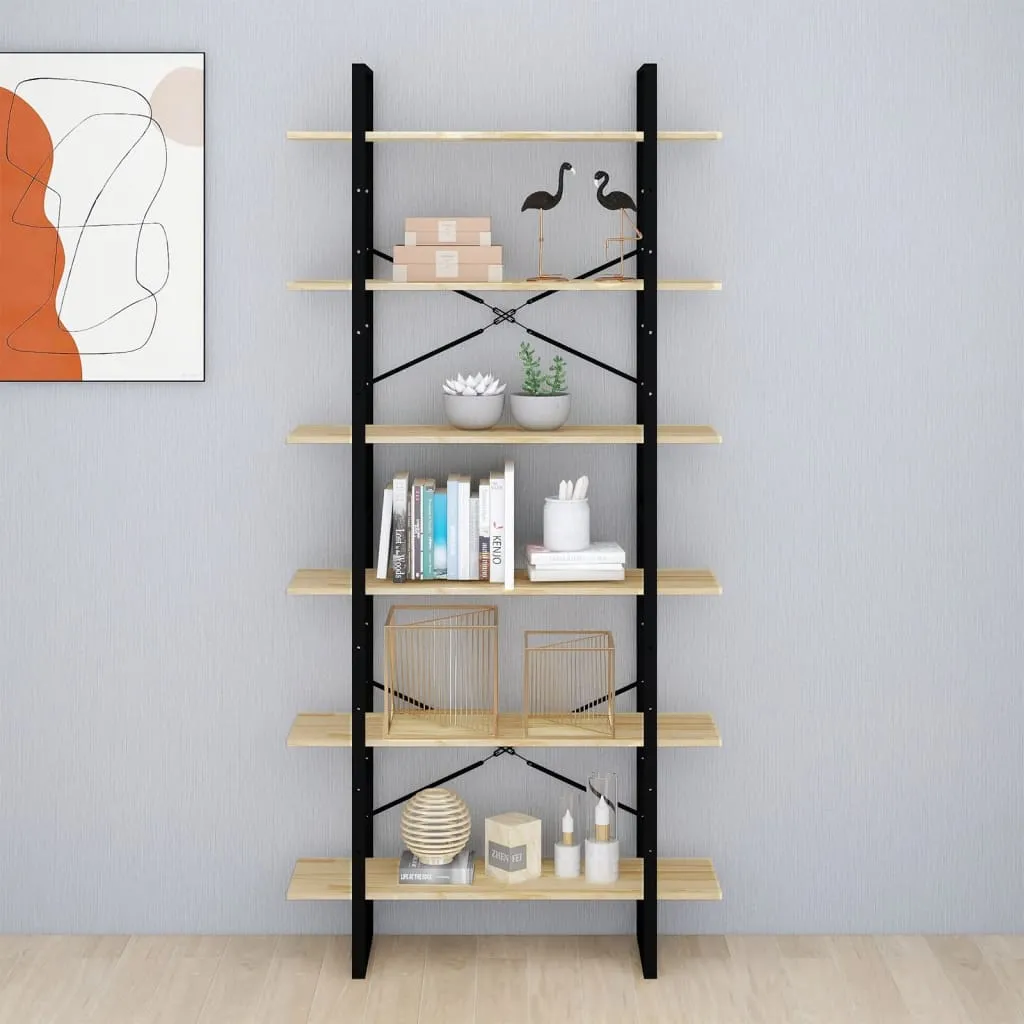 VidaXL Hochschrank 100x30x210 Cm Massivholz Kiefer – Bild 4