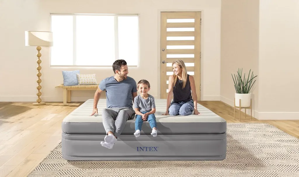 Intex 64164 Doppelmatratze Queen Size Aufblasbar Dura Beam 152x203x51 CmBreite (cm): 152, Färbung: Multicolor, EAN: 6941057417677, Matratzengröße: Doppelmatratze – Bild 14