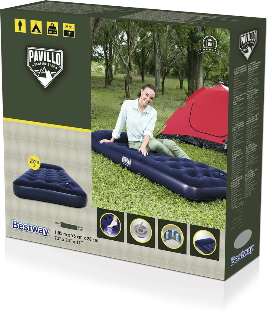 Bestway® Luftmatratze "Single-Size" 185 X 76 X 28 Cm – Bild 16