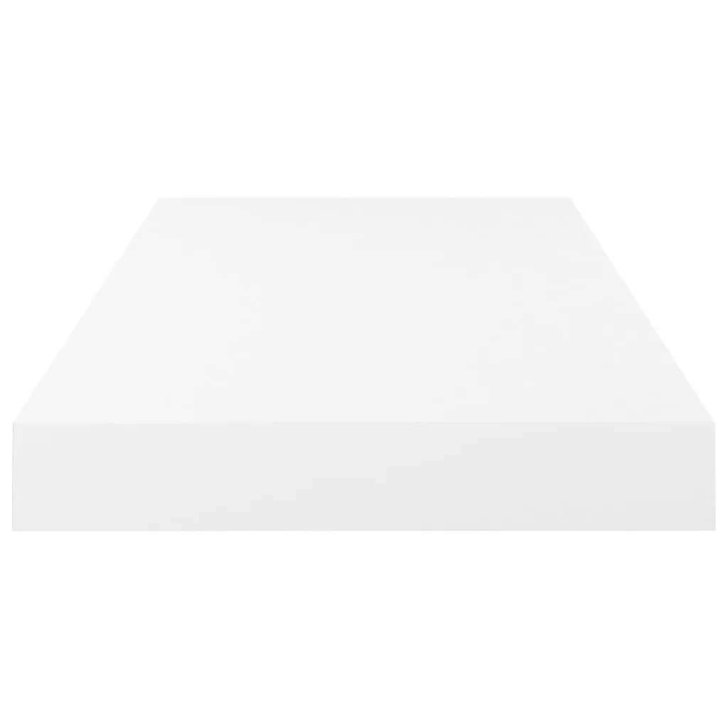 VidaXL Schwebende Wandregale 2 Stk. Hochglanz-Weiß 50x23x3,8cm MDF – Bild 6