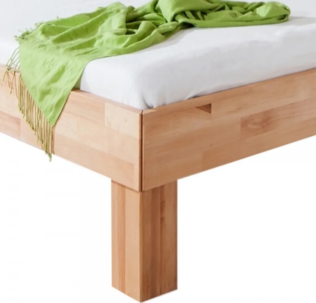 Relita Futonbett Julia 140 Aus Kernbuche 140 X 200 Cm, Oberfläche Geölt – Bild 3